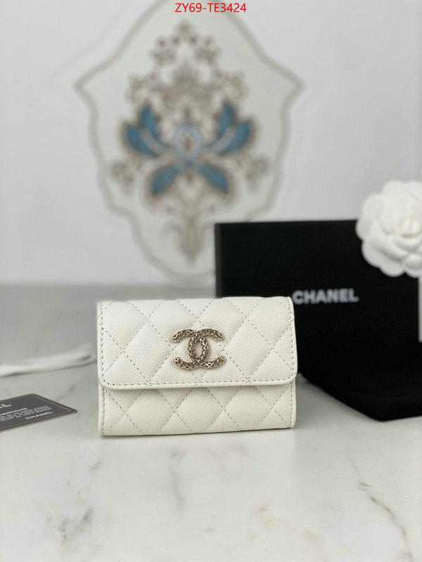 Chanel Bags(4A)-Wallet-,ID: TE3424,$: 69USD