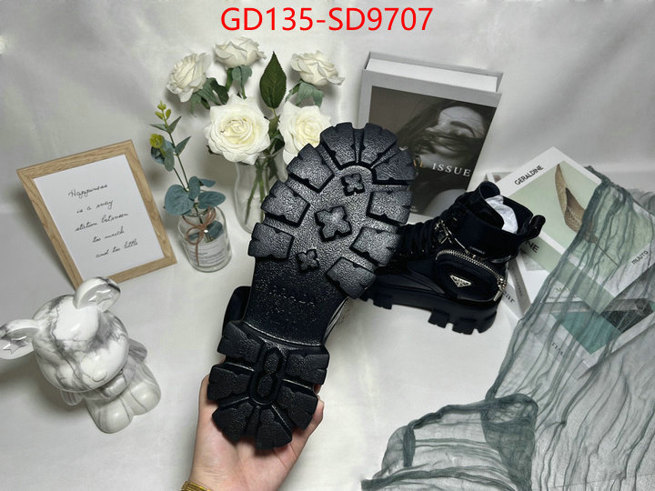 Women Shoes-Prada,what is top quality replica , ID: SD9707,$: 135USD