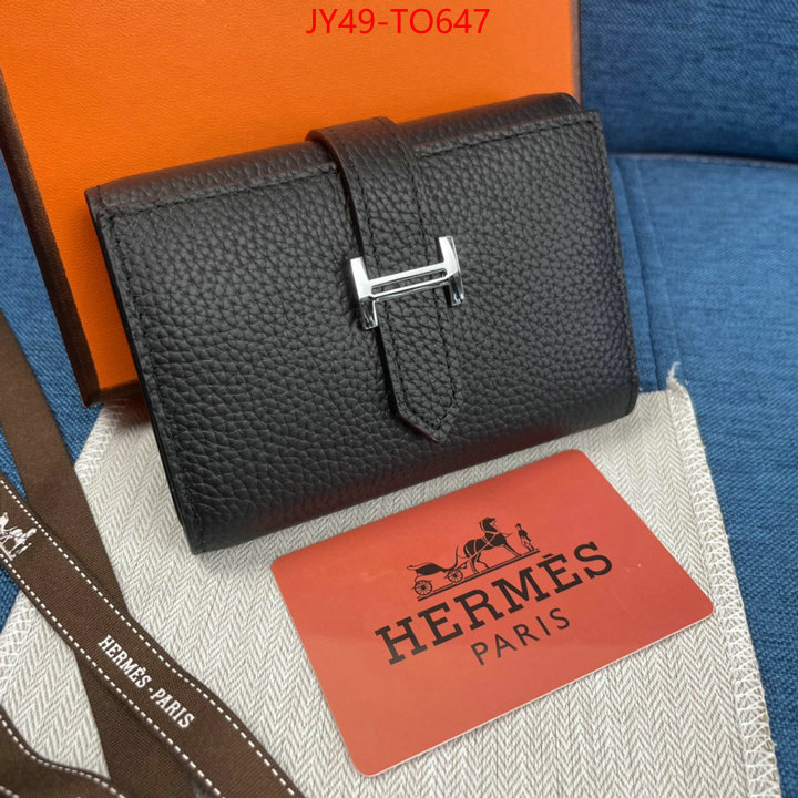 Hermes Bags(4A)-Wallet-,replica 1:1 high quality ,ID: TO647,$: 49USD