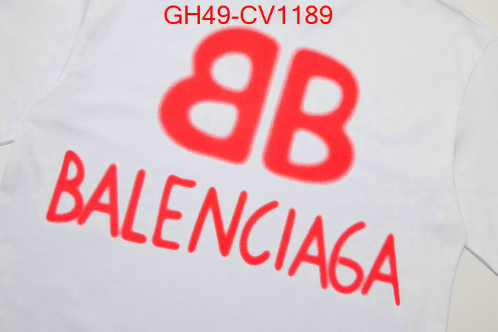 Clothing-Balenciaga,aaaaa , ID: CV1189,$: 49USD