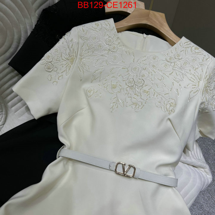 Clothing-Valentino,top fake designer , ID: CE1261,$: 129USD