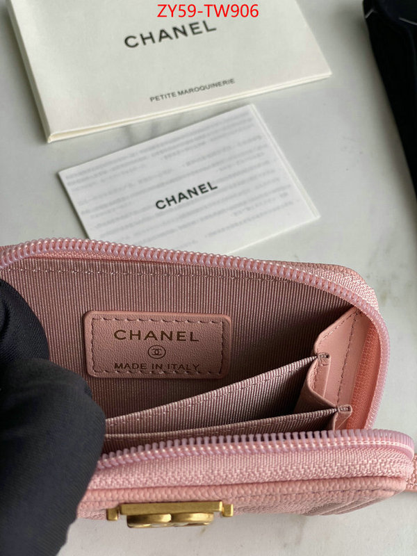 Chanel Bags(TOP)-Wallet-,ID: TW906,$: 59USD