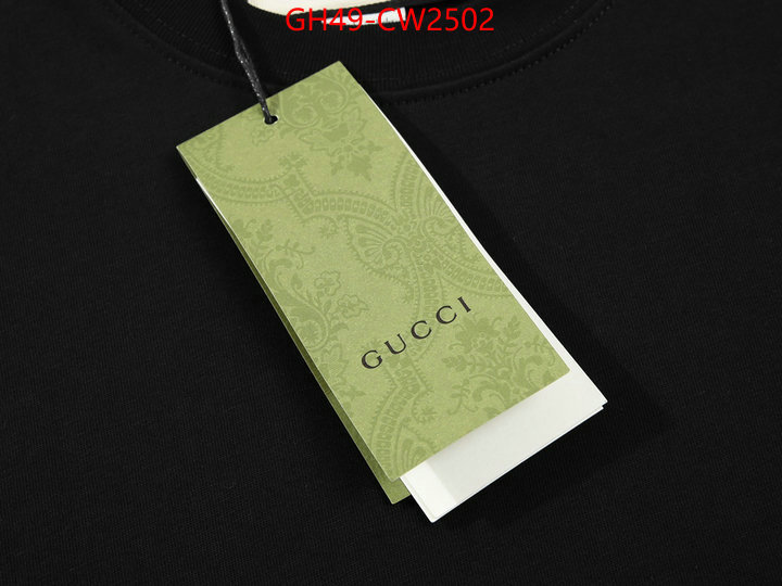 Clothing-Gucci,first copy , ID: CW2502,$: 49USD