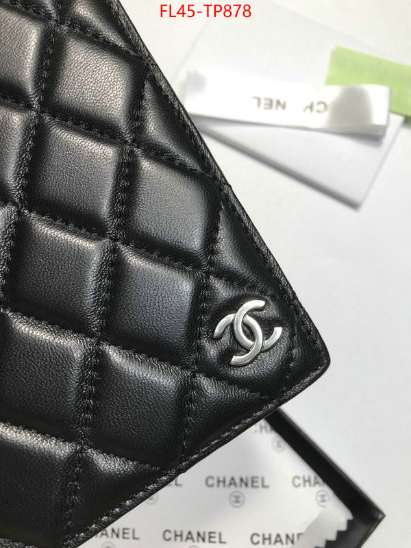 Chanel Bags(4A)-Wallet-,ID: TP878,$: 45USD