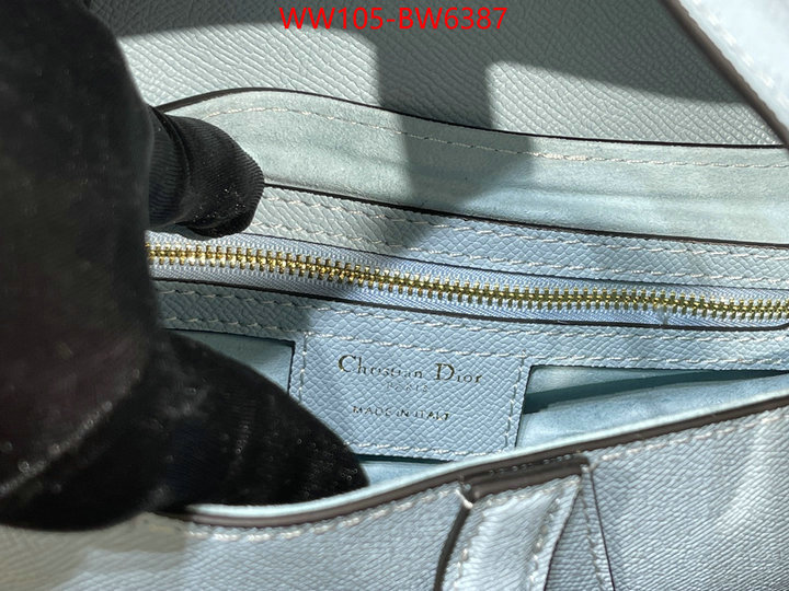 Dior Bags(4A)-Saddle-,ID: BW6387,$: 105USD