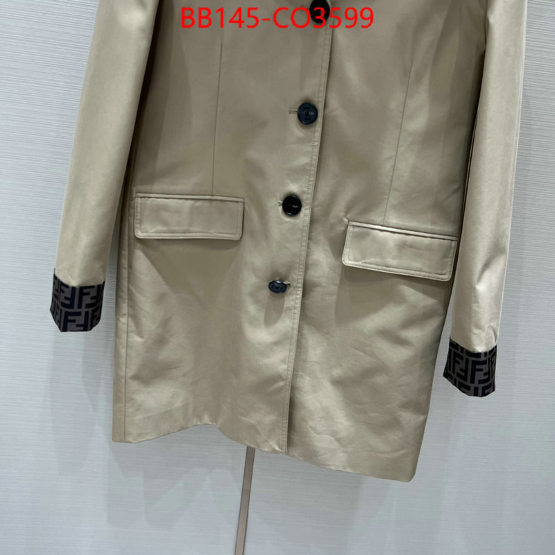 Clothing-Fendi,highest quality replica , ID: CO3599,$: 145USD