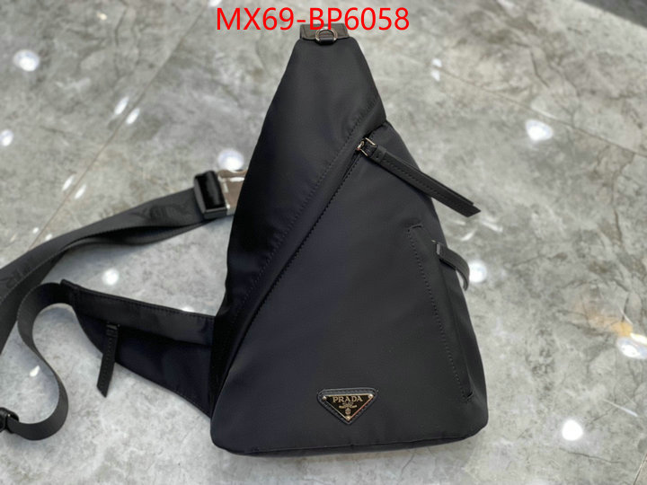 Prada Bags(4A)-Diagonal-,replica 1:1 high quality ,ID: BP6058,$: 69USD