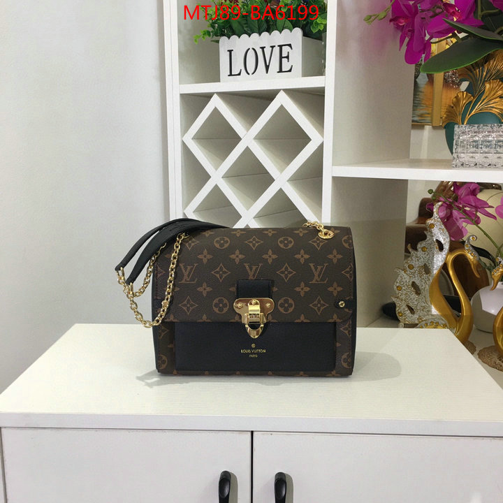 LV Bags(4A)-Handbag Collection-,ID: BA6199,$: 89USD