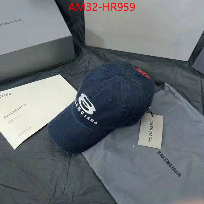 Cap (Hat)-Balenciaga,2023 aaaaa replica 1st copy , ID: HR959,$: 32USD