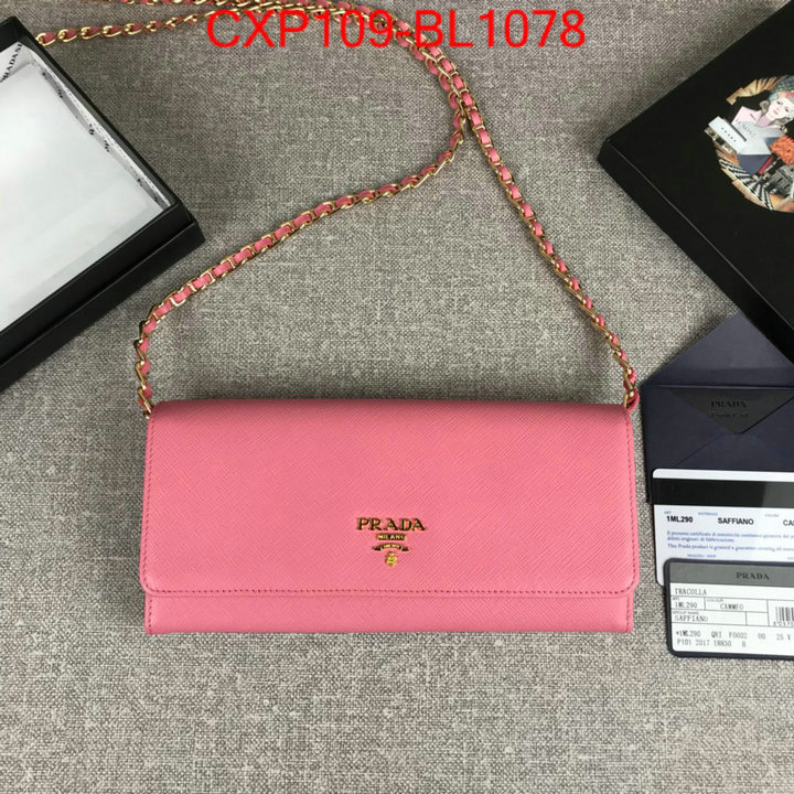 Prada Bags(TOP)-Diagonal-,ID: BL1078,$: 109USD