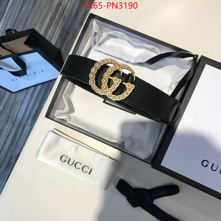 Belts-Gucci,website to buy replica , ID: PN3190,$: 65USD