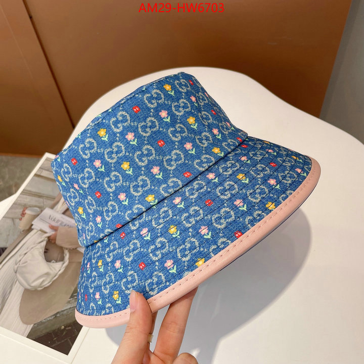 Cap (Hat)-Gucci,can i buy replica , ID: HW6703,$: 29USD