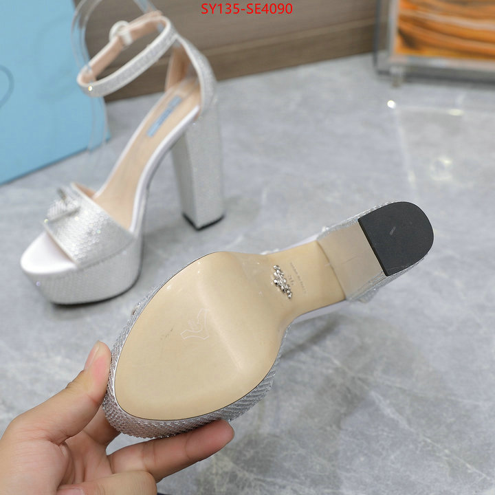 Women Shoes-Prada,mirror quality , ID: SE4090,$: 135USD