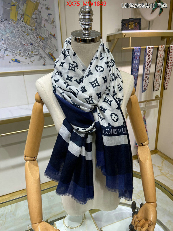 Scarf-LV,customize best quality replica , ID: MW1849,$: 75USD