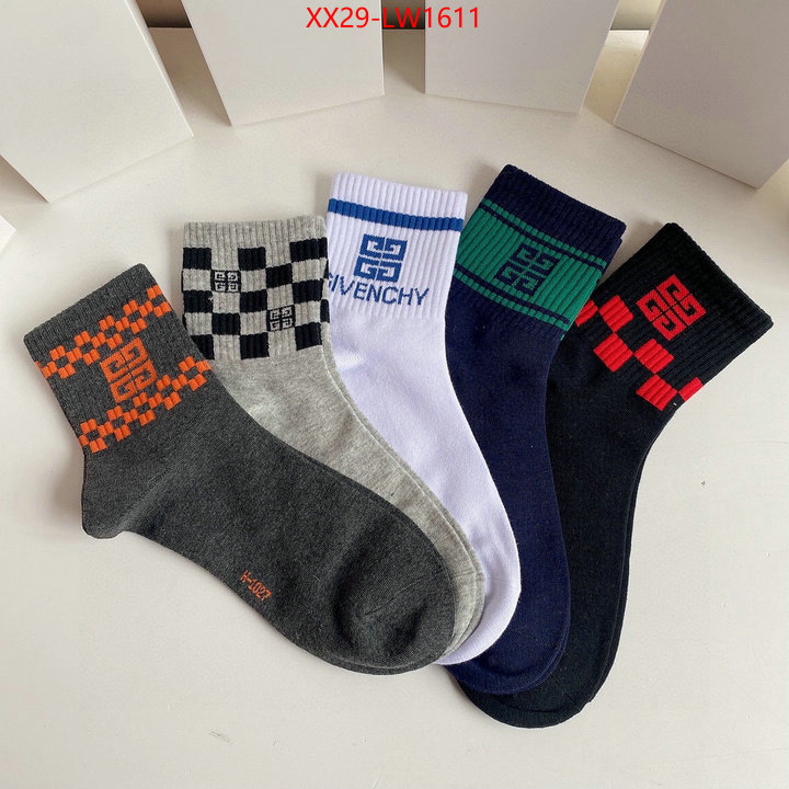 Sock-Givenchy,7 star collection , ID: LW1611,$: 29USD