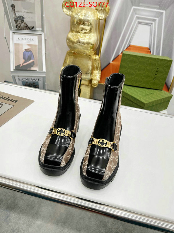 Women Shoes-Gucci,fake aaaaa , ID: SO777,$: 125USD