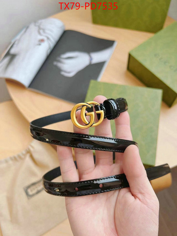 Belts-Gucci,fashion replica , ID: PD7535,$: 79USD