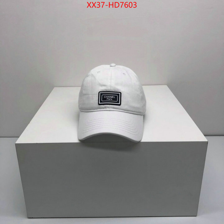 Cap (Hat)-Chanel,brand designer replica , ID: HD7603,$: 37USD