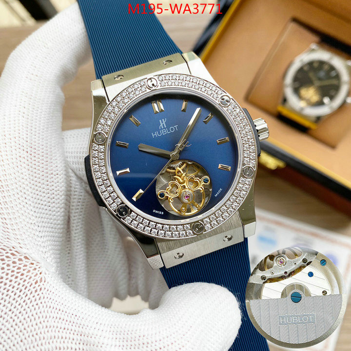 Watch(4A)-Hublot,top perfect fake ,ID: WA3771,$: 195USD