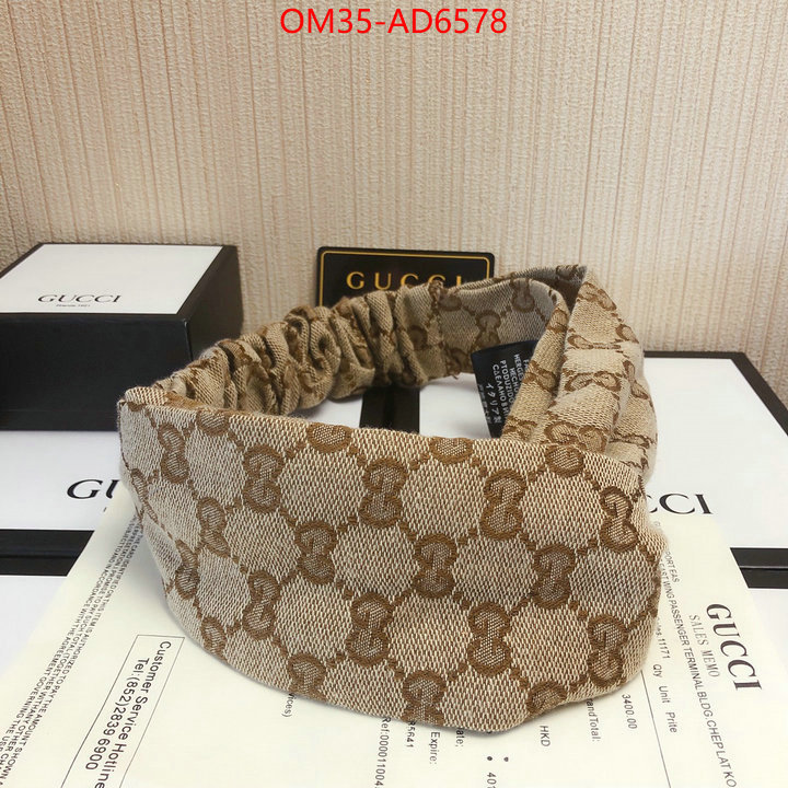 Hair band-Gucci,shop the best high authentic quality replica , ID: AD6578,$: 35USD