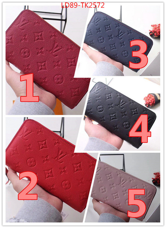 LV Bags(TOP)-Wallet,ID: TK2572,$:89USD