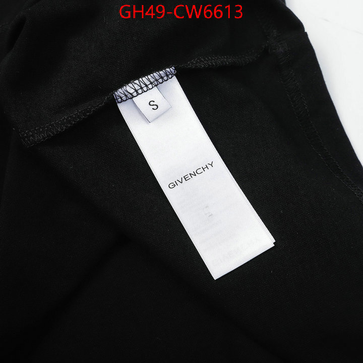 Clothing-Givenchy,buy the best replica ,ID: CW6613,$: 49USD