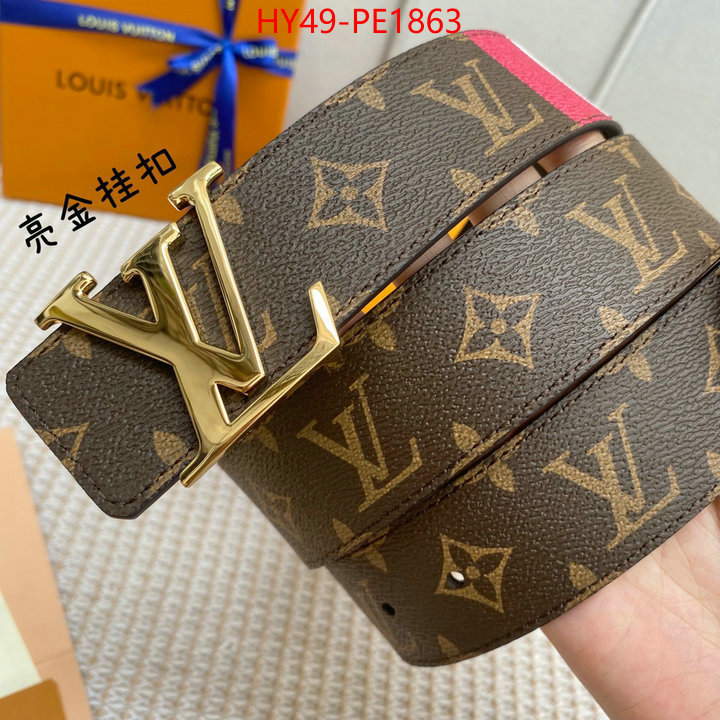 Belts-LV,outlet 1:1 replica , ID: PE1863,$: 49USD