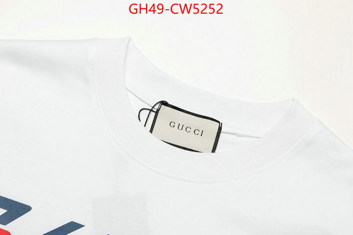 Clothing-Gucci,how to buy replica shop , ID: CW5252,$: 49USD