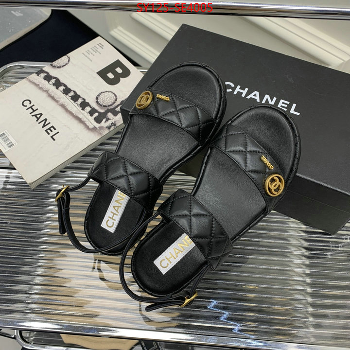 Women Shoes-Chanel,fake , ID: SE4005,$: 125USD