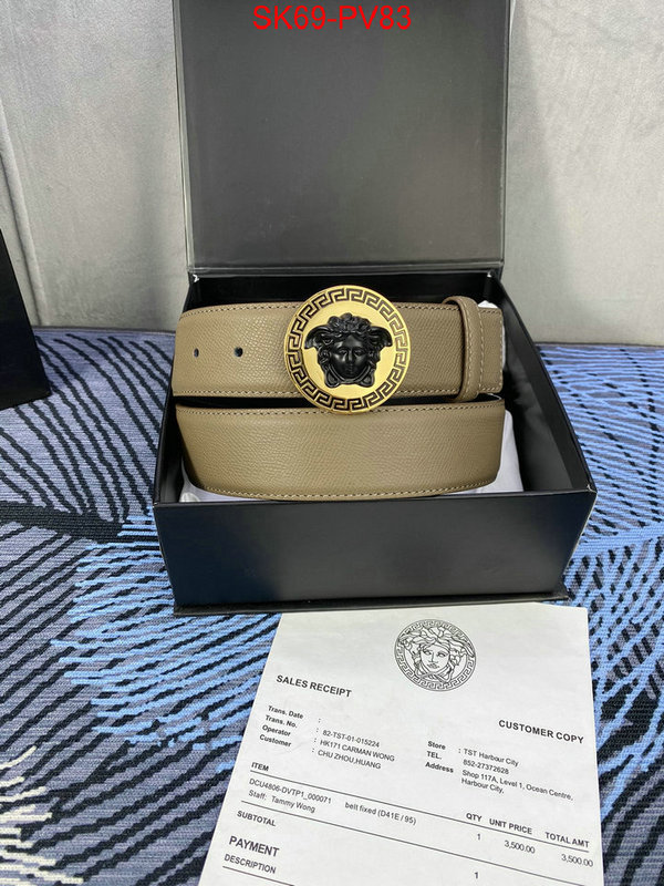 Belts-Versace,top quality fake , ID: PV83,$: 69USD