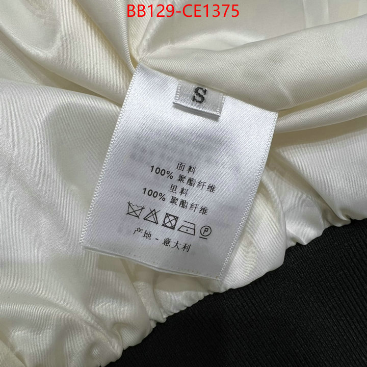 Clothing-Dior,7 star replica ,ID: CE1375,$: 129USD