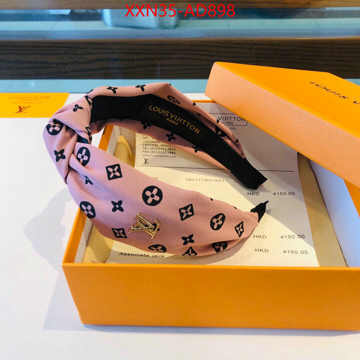 Hair band-LV,replica 2023 perfect luxury , ID: AD898,$: 35USD