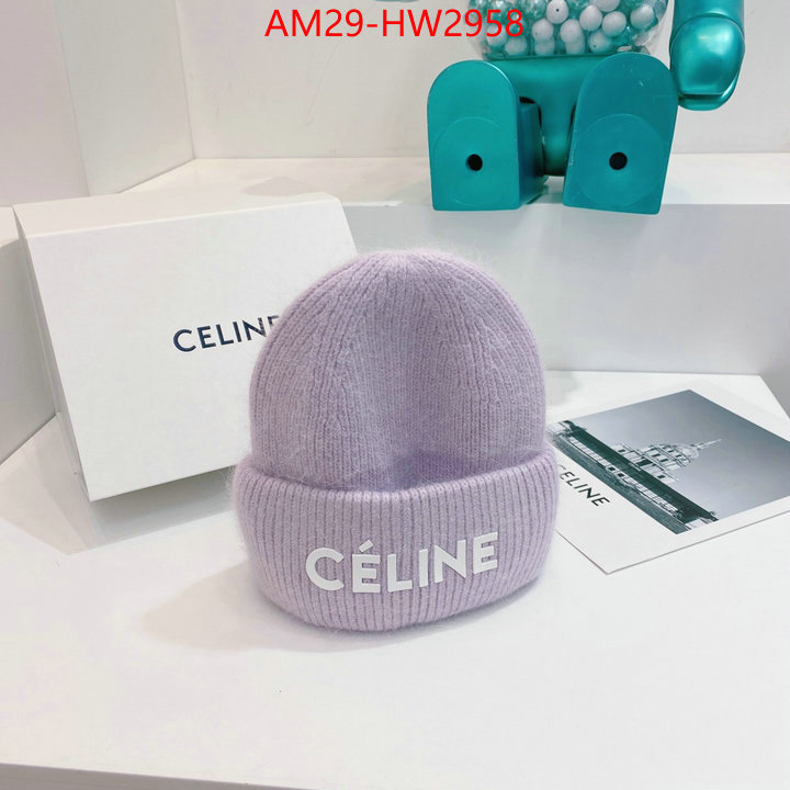 Cap (Hat)-Celine,buy first copy replica , ID: HW2958,$: 29USD