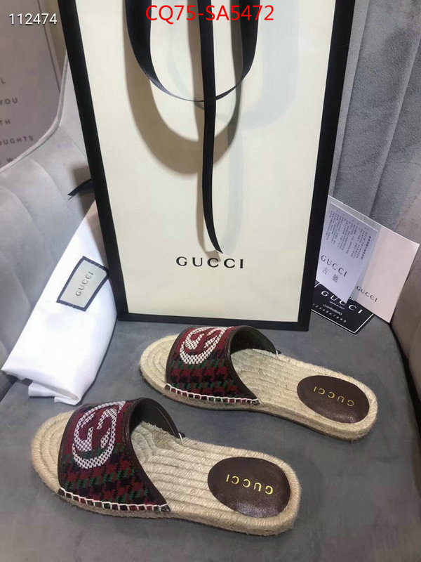 Women Shoes-Gucci,best luxury replica , ID: SA5472,$: 75USD