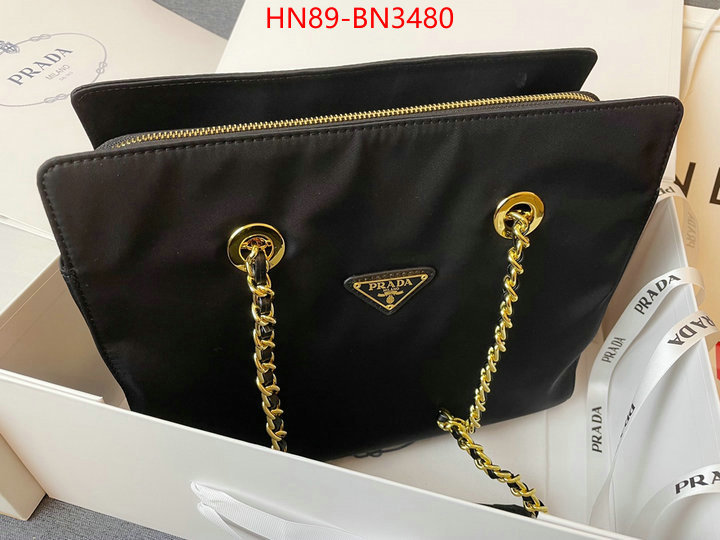 Prada Bags(4A)-Handbag-,buying replica ,ID: BN3480,$: 89USD