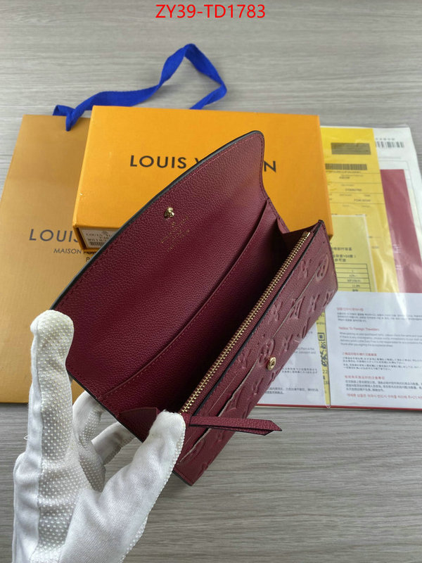 LV Bags(4A)-Wallet,ID: TD1783,$: 39USD