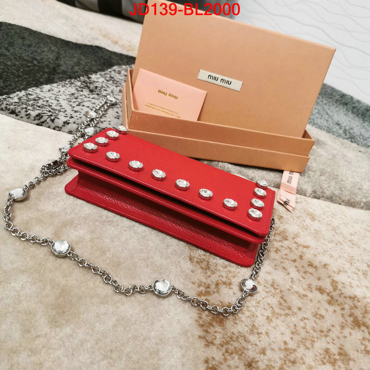 Miu Miu Bags(TOP)-Diagonal-,unsurpassed quality ,ID: BL2000,$: 239USD