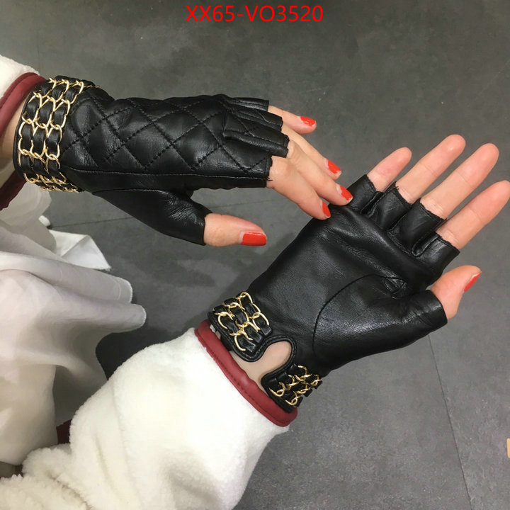 Gloves-Chanel,top brands like , ID: VO3520,$: 65USD