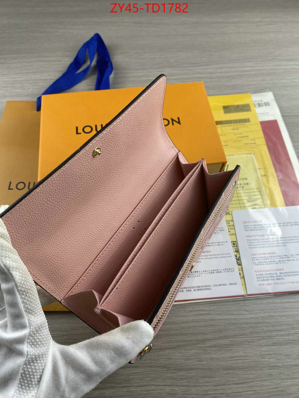 LV Bags(4A)-Wallet,ID: TD1782,$: 45USD