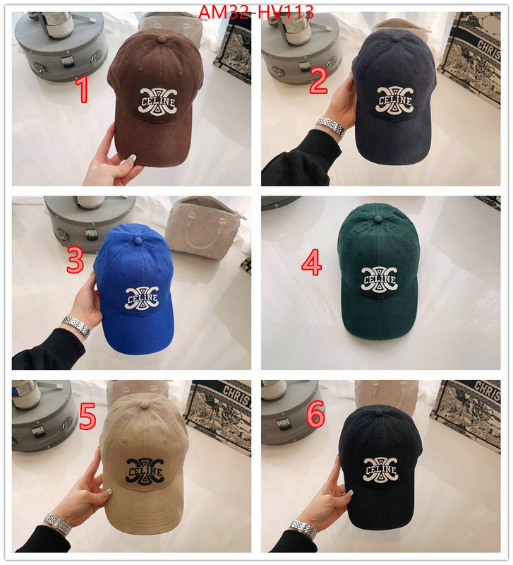 Cap (Hat)-Celine,shop the best high quality , ID: HV113,$: 32USD