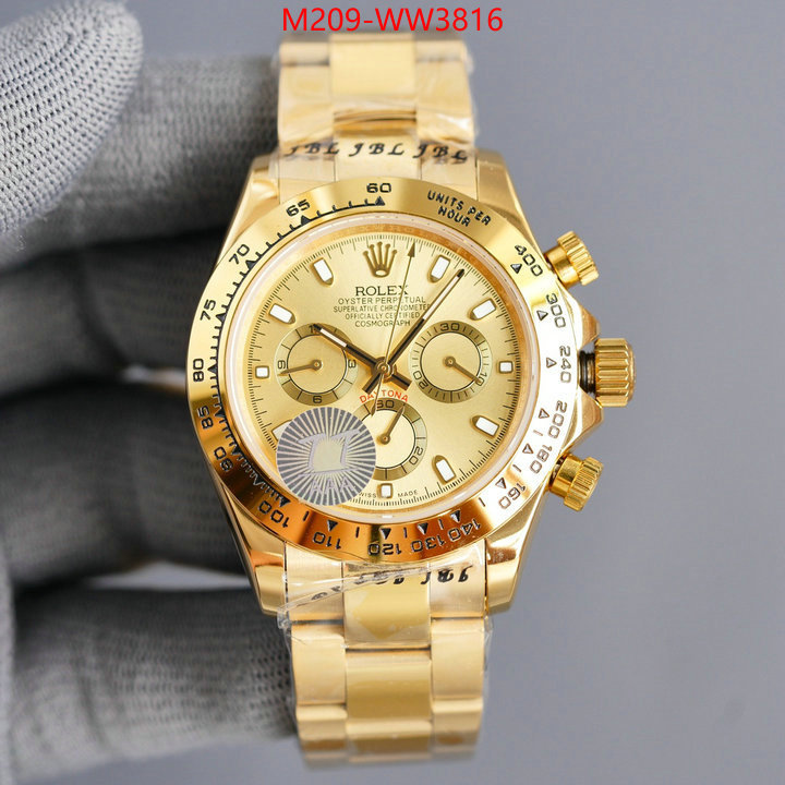 Watch (TOP)-Rolex,the best designer , ID: WW3816,$: 209USD