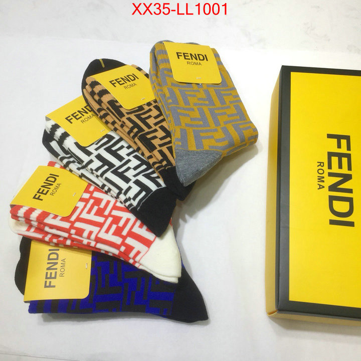 Sock-Fendi,cheap replica designer , ID: LL1001,$:35USD