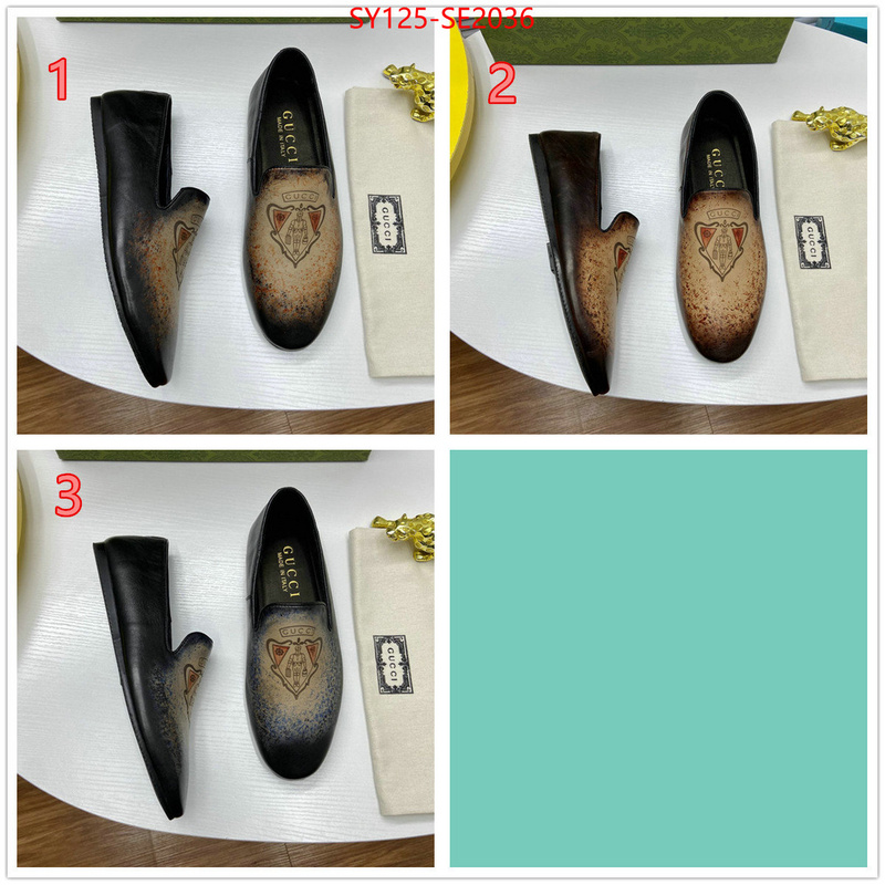 Men Shoes-Gucci,shop cheap high quality 1:1 replica , ID: SE2036,$: 125USD