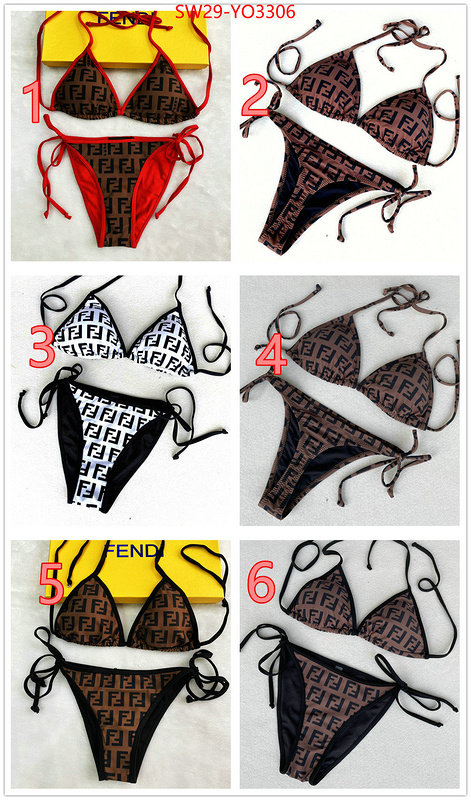 Swimsuit-Fendi,buy best high-quality , ID: YO3306,$: 29USD