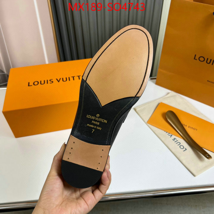 Men Shoes-LV,the top ultimate knockoff , ID: SO4743,$: 189USD