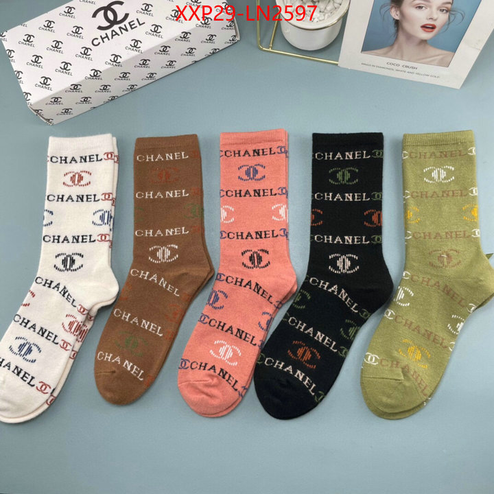 Sock-Chanel,buy first copy replica , ID: LN2597,$: 29USD