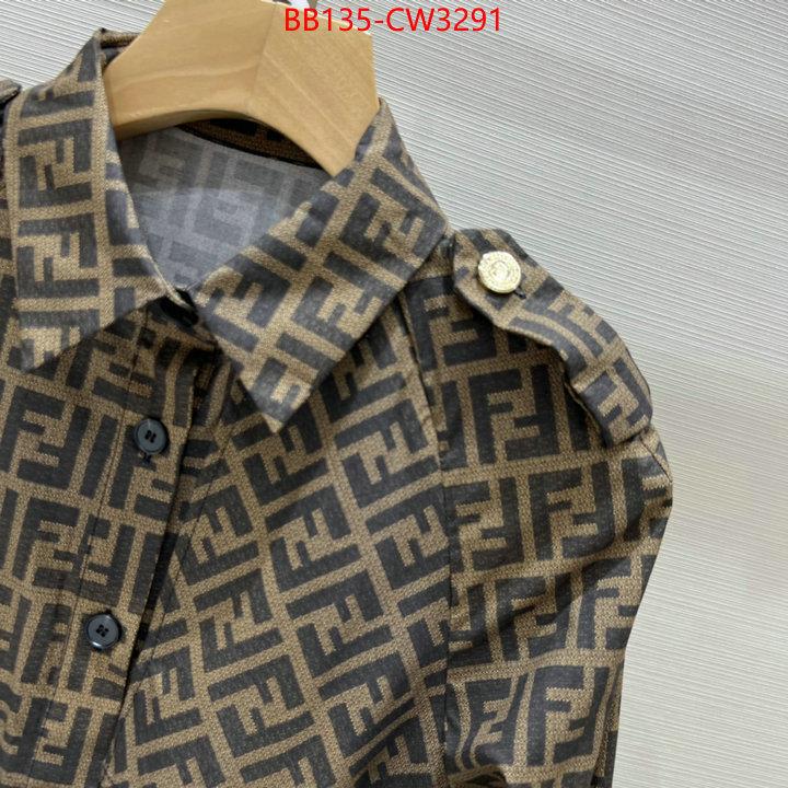 Clothing-Fendi,luxury cheap , ID: CW3291,$: 135USD