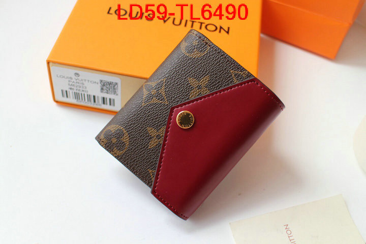 LV Bags(TOP)-Wallet,ID:TL6490,$: 59USD