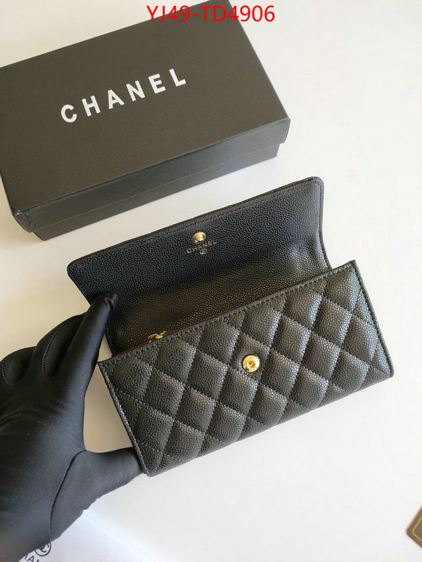 Chanel Bags(4A)-Wallet-,ID: TD4906,$: 49USD