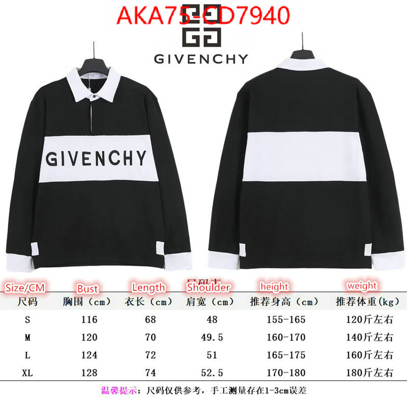 Clothing-Givenchy,best replica ,ID: CD7940,$: 75USD